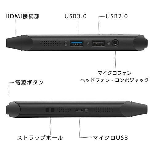 New]ASUS stick type desktop VivoStick TS10 Black TS10-B174D Win10