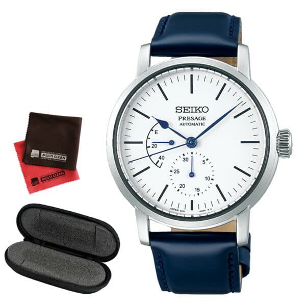 New](clock case cross set) the horse-skin Automatic winding (belonging to  rolling by hand) analog for exclusive use of the SEIKO SARW055 (Presage)  PRESAGE mens prestige line enamel core shop - BE FORWARD