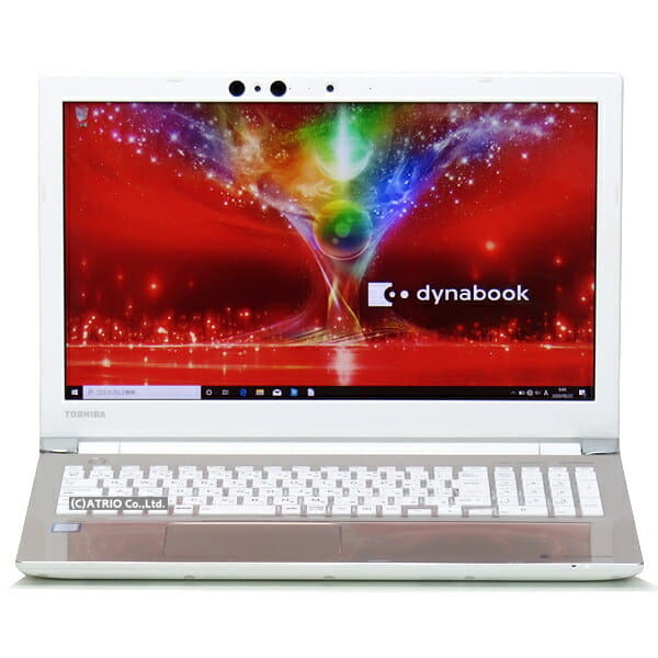 Used]State SSD1TB TOSHIBA dynabook T75/GG eighth generation Core i7 4 core  8GB Blu-ray Windows10 15 inches High School subtly full HD wireless LAN Web  Camera Bluetooth numeric keypad LibreOffice telework white white -