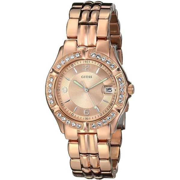 guess rhinestone watch