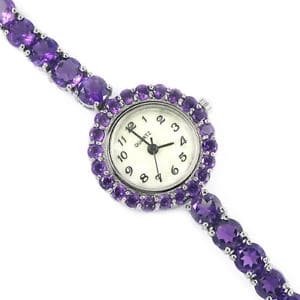 [New]Sterling silver 925 stunning genuine natural deep purple amethyst ...