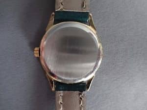 New]furansuburesurettonowaruuotchi jyb made in france montre bracelet cuir  vert noir quartz femme fille woman watch - BE FORWARD Store
