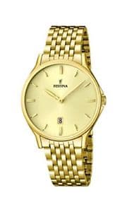 New]Stainless steel color Gold festina f167462 orologio da polso