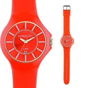 New]solo tempo color silicon orange orologio solo tempo donna morellato  colours r0151114008 silicone arancione - BE FORWARD Store