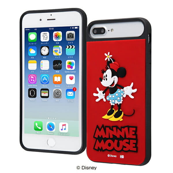 New Disney Iphone8plus Iphone7plus Iphone6splus Iphone6plus Shock Case Minnie Mouse 1 Shock Kyatorushirikonshirikonkesu D Minnie Shock Fancy Goods Inge Rem Iq Dp76psb Mn1 Resistant Resistant Be Forward Store