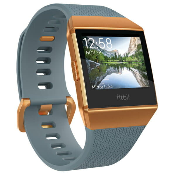 fitbit ionic slate blue & burnt orange