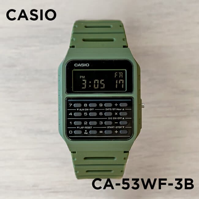 New Casio Casio Standard Ca 53wf 3b Mens Ladies Digital Data Bank Cali Curator Khaki Black Black Be Forward Store New Casio Casio Standard Ca 53wf 3b Mens Ladies Digital Data Bank Cali Curator Khaki Black Black Be Forward Store