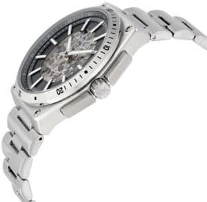New]michael kors mk9021 wilder stainless steel silver tone automatic men  watch - BE FORWARD Store