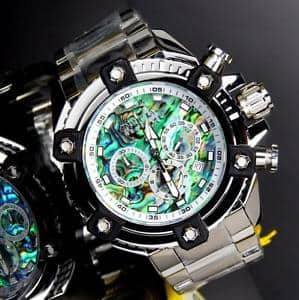 New]invicta reserve grand arsenal octane abalone silver full size 63mm  watch - BE FORWARD Store