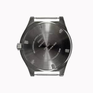 MWC G10 Orologio Uomo Quarzo Svizzero – Cassa Acciaio Satinato 40 Mm, Cinturini Tessuto Nero E Grigio