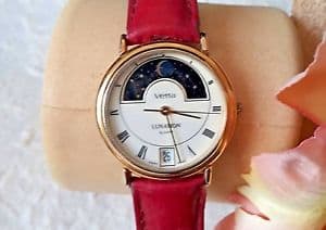 New]Vintage peak phase Switzerland vintage orologio vetta lunation h 677 fasi  lunari datario movimento svizzero - BE FORWARD Store