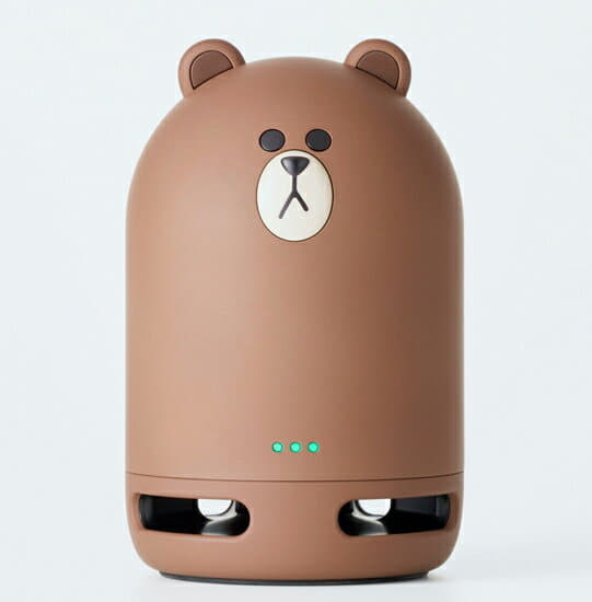 New Line Smart Speaker Clova Friends Mini Brown Nl S0jp Be Forward Store