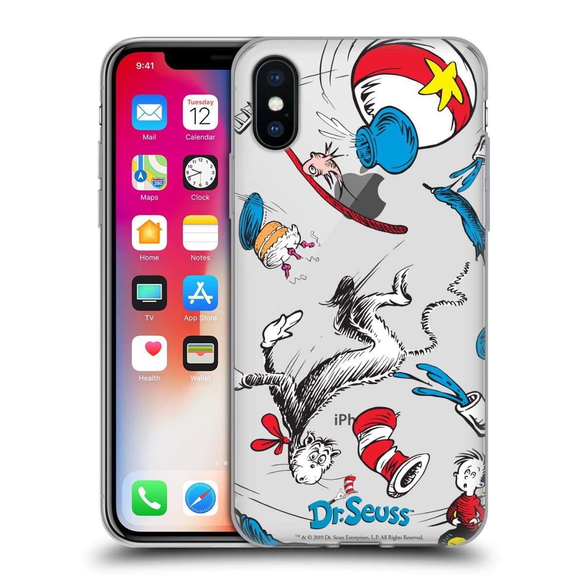 New DR. SEUSS THE CAT IN THE HAT software gel case APPLE IPHONE telephone BE FORWARD Store