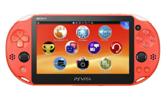 値下げ！PlayStation®Vita PCH-2000 ZA24 Used]PSVita Wi-Fi model Neon orange PCH-2000 ZA24 mint condition