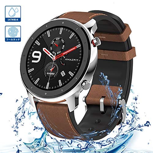 New Amazfit GTR 47mm smart Huami 5ATM waterproofing smart battery GPS music control for Android of 24 days BE FORWARD Store
