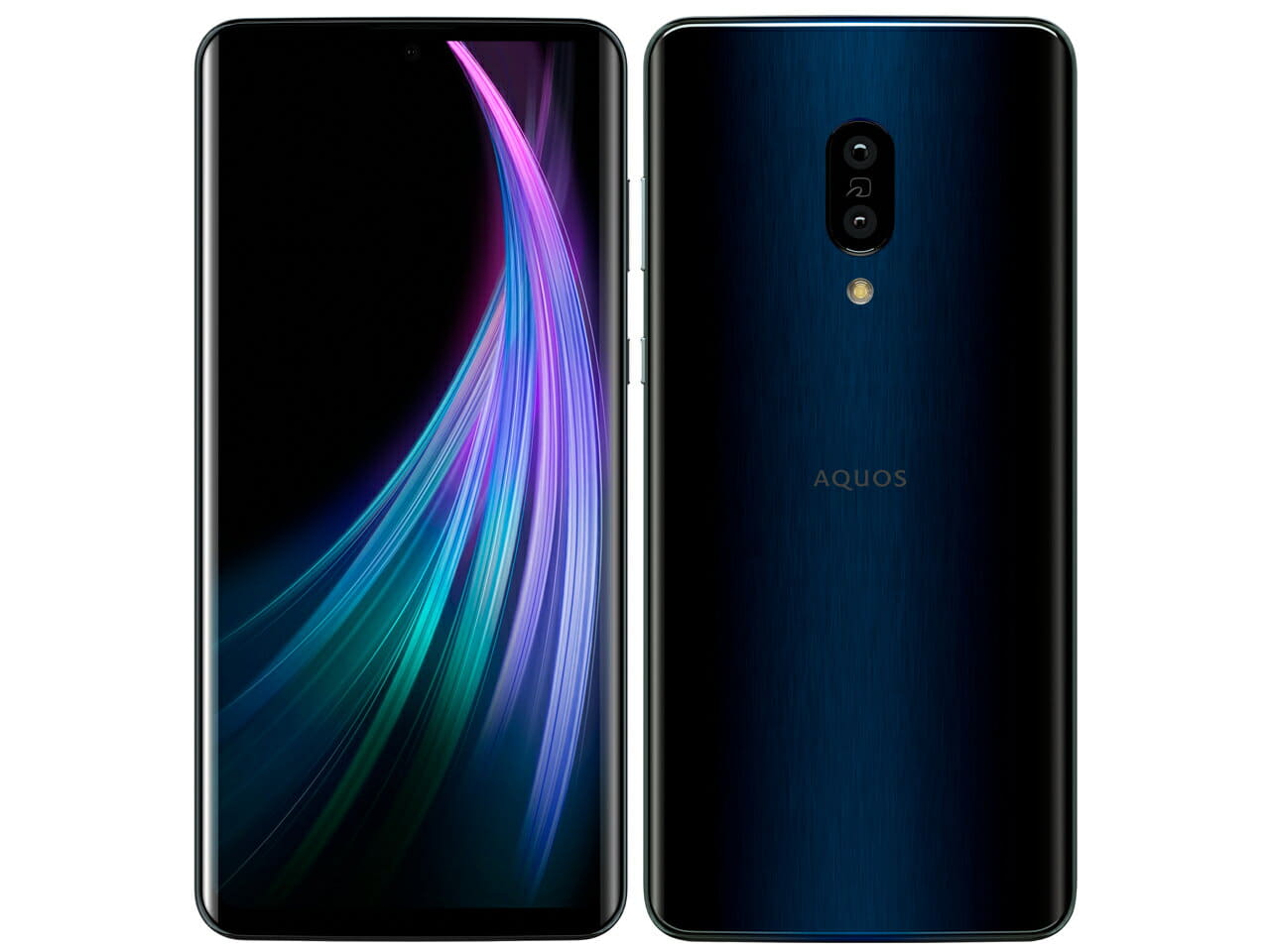 New]SHARP AQUOS Zero2 Smartphone Astro Black/Snapdragon 855/6.4