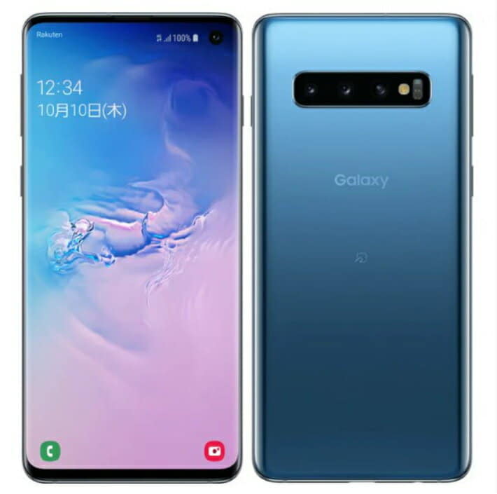 New]Galaxy S10 SM-G973C SIM-free prism blue 4986773190826 - BE 