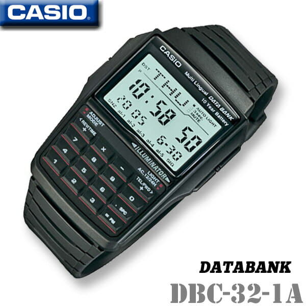 New]tele memo 25 battery life approximately ten years * * with CASIO  DATABANK DBC-32-1A Casio data bank electronic calculator - BE FORWARD Store