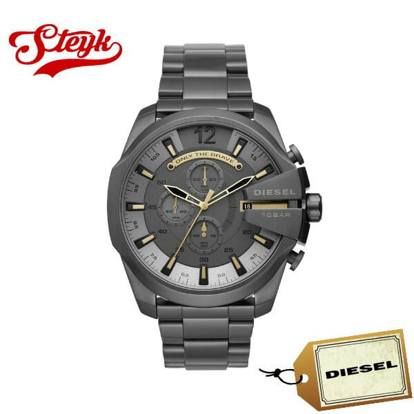 New DIESEL diesel MEGA CHIEF mega chief analog DIESEL DZ4466 mens BE FORWARD Store