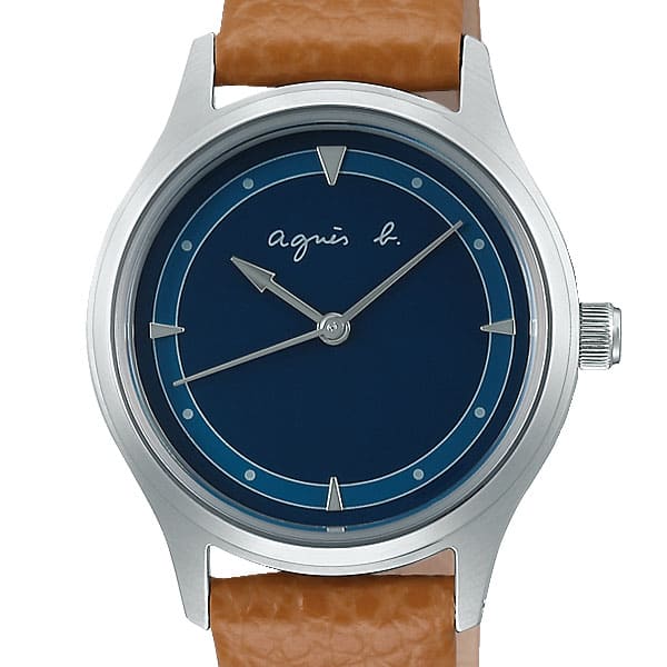 [New]Agnes B. Ladies Quartz watch Navy 2 belts with replacement band ...