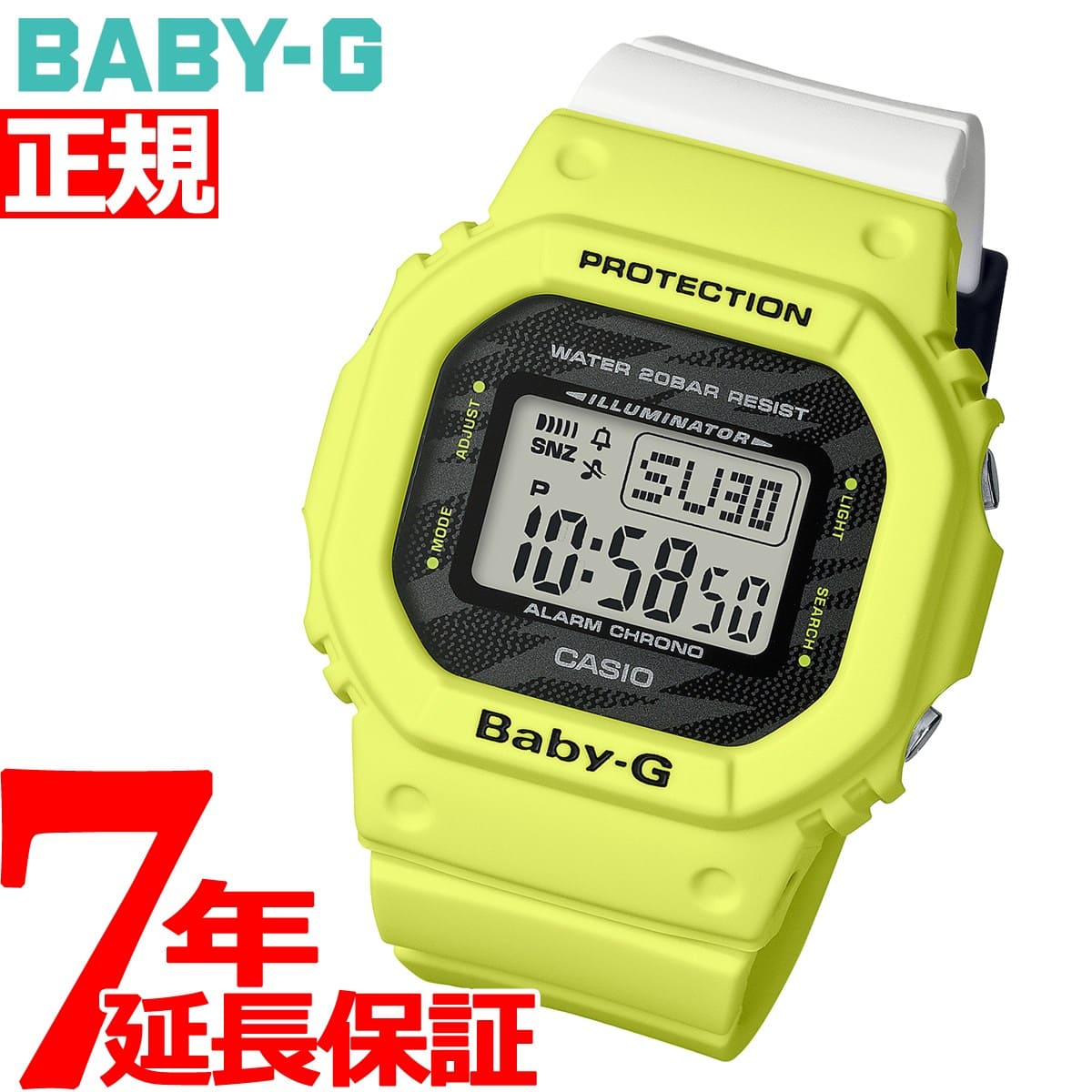 New]Casio Baby G Ladies Watch Yellow BGD-560TG-9JF - BE FORWARD Store