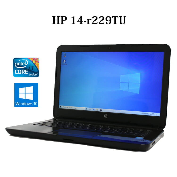 Used]HP 14-r229TU Core i3/4GB/500GB/DVD Super multi- 14 type /Windows10/  wireless LAN Web Camera /bluetooth - BE FORWARD Store