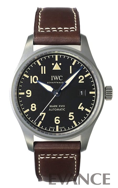 New]Pilot at IWC mark XVIII heritage IW327006 Black mens clock Evans - BE  FORWARD Store