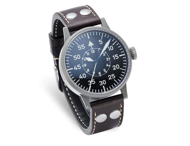 New]Laco Men's Manual Winding Watch German Pilot Leipzig 42mm ref