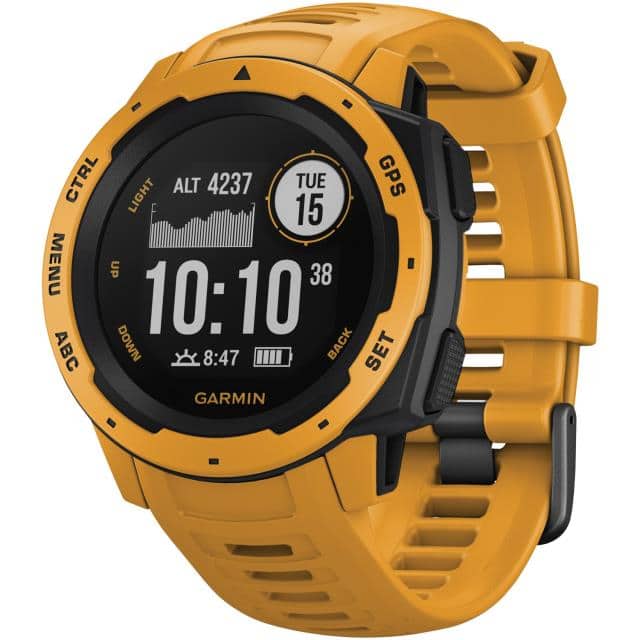 [New]Garmin clock smart InstinctTM - Rugged GPS Watch Sunburst - BE ...