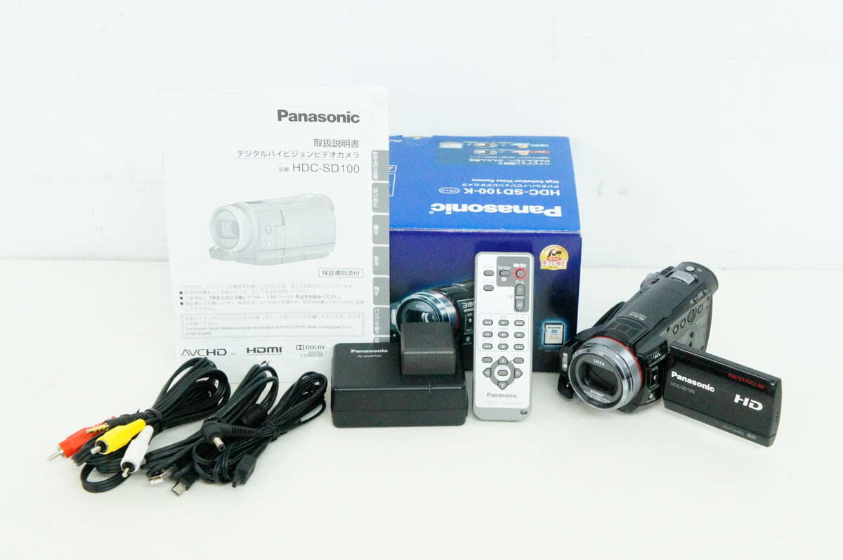 Used]Panasonic Panasonic HDC-SD100 digital Hi-Vision video camera
