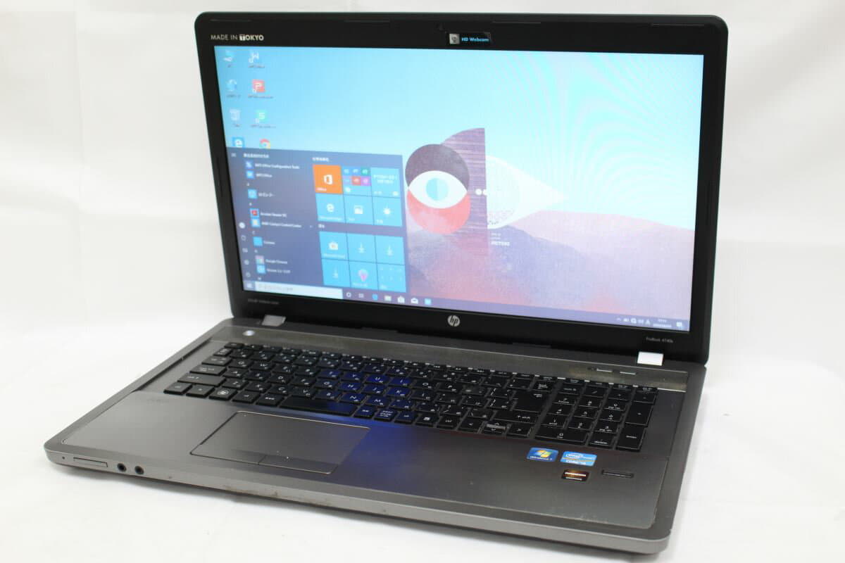 Used]17 inches HP ProBook 4740s Win10 three generations Core i5 