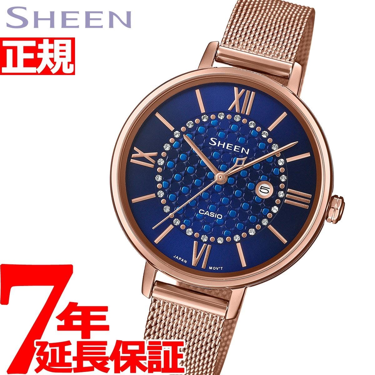 New Casio SHEEN Ladies Watch SHE 4059PGMJ 2AJF BE FORWARD Store