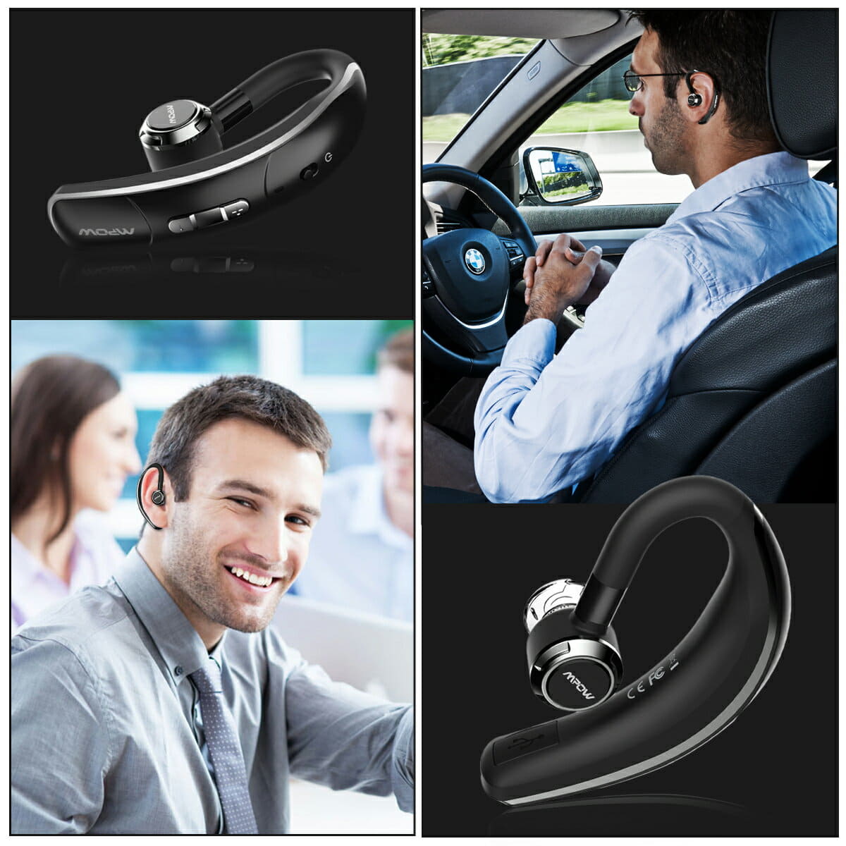 mpow crescent bluetooth headset