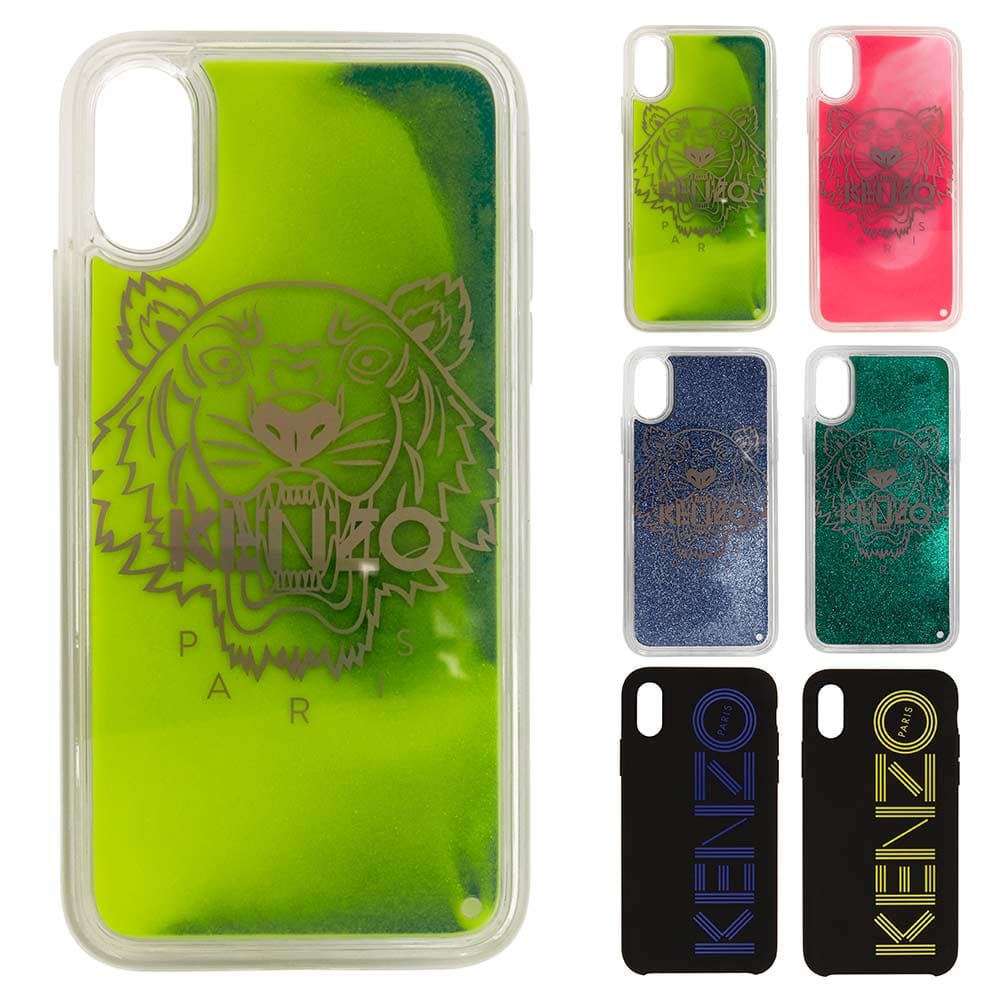 New]KENZO Kenzo X/Xs case liquid tiger glitter tiger Logo | case cover  non-release in Japan - BE FORWARD Store