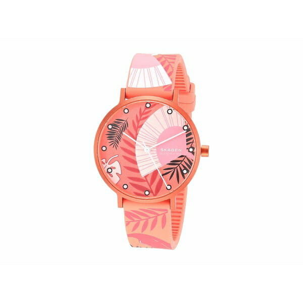 New]Skagen Ladies Aaren Kulor 36mm Three-Hand Silicone Watch