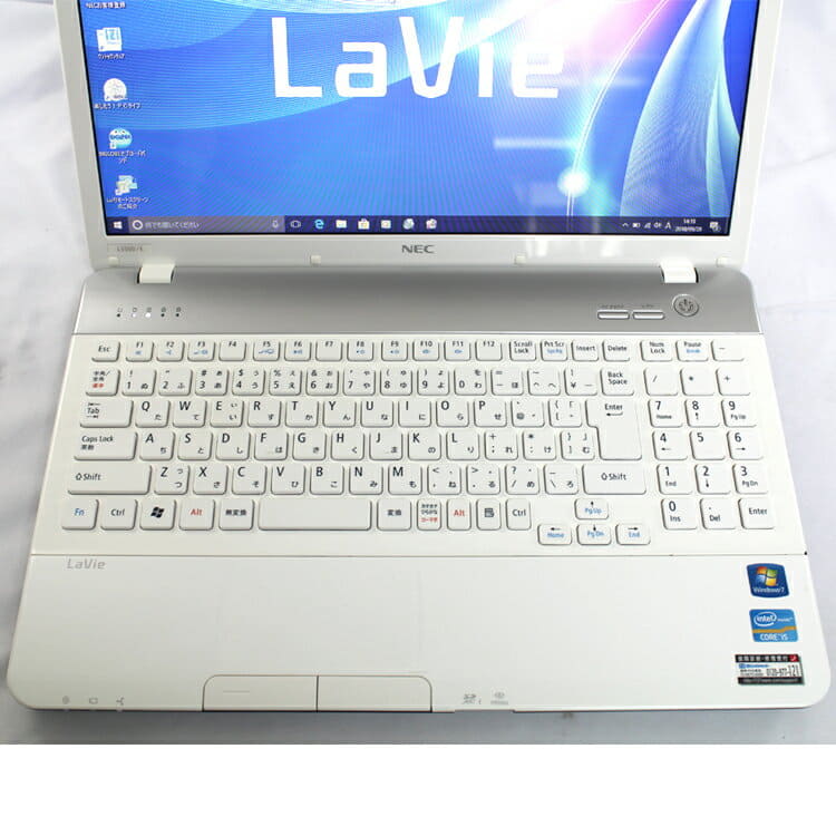 [Used]NEC LaVie S LS550/F PC-LS550FS6W extra white 　 Core i5/4GB/750GB/  Blu-ray 　 15.6 type 　 radio LAN/Windows10