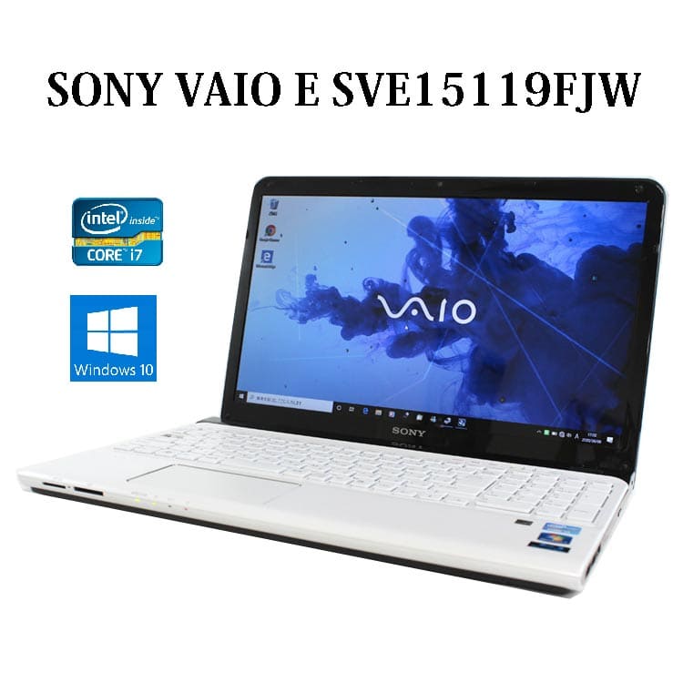 Used]SONY VAIO E series SVE15119FJW Core i7/8GB/750GB/ Blu-ray 