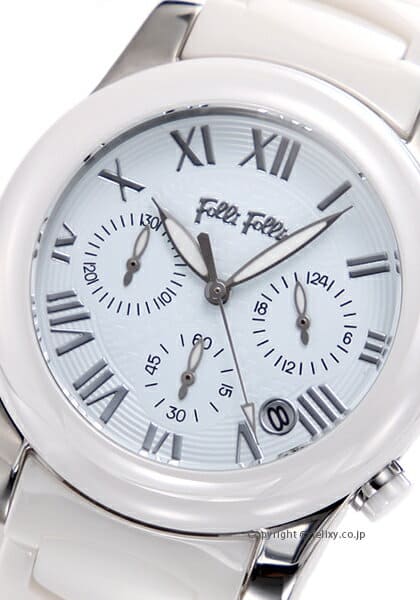 New]forifori clock FOLLI FOLLIE Ladies Classy Chic WF0T061BEW-XX 