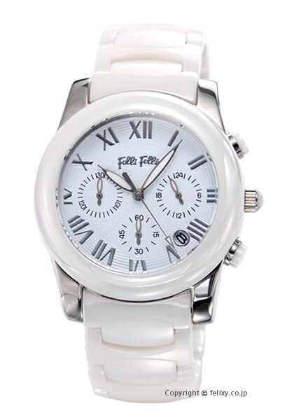 New]forifori clock FOLLI FOLLIE Ladies Classy Chic WF0T061BEW-XX 
