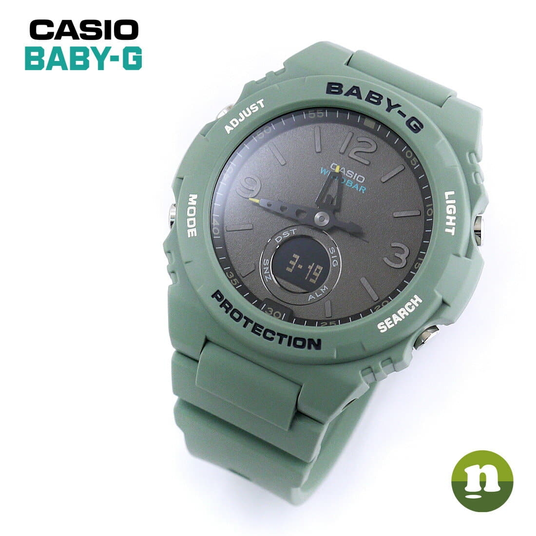 New CASIO Casio Baby G baby G BGA 260 3A green Ladies BE FORWARD