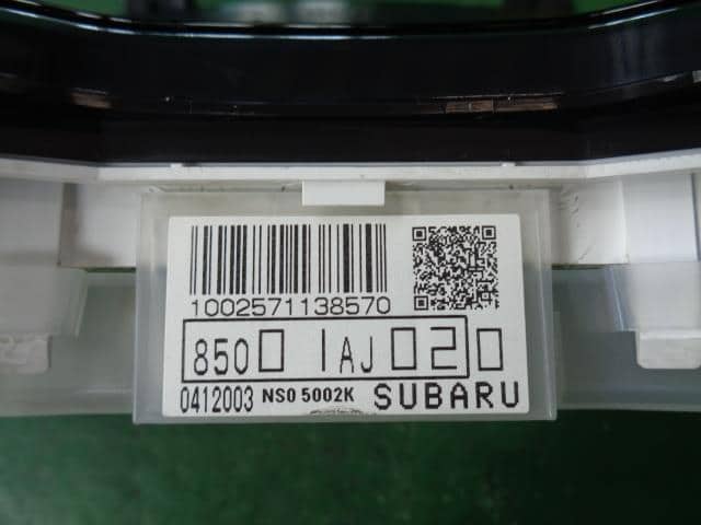PA02044920 Subaru Legacy 2012 DBA-BRM Velocímetro 85023AJ110 usado 