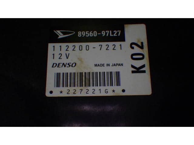 L880K エンジンコンピューター 89560-97L27 112200-7221 コペン Used