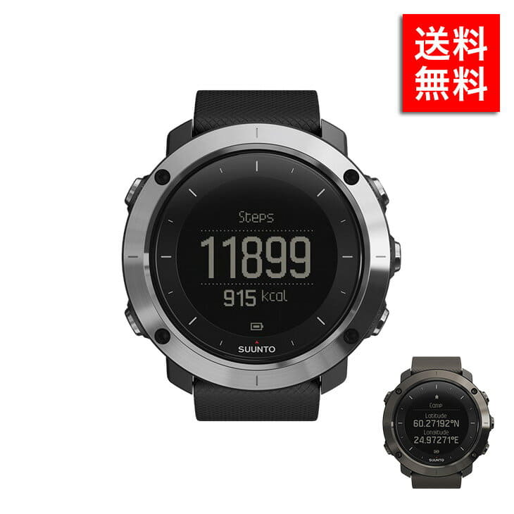 New SUUNTO mens Ladies smart SUUNTO wearable TRAVERSE BLACK D