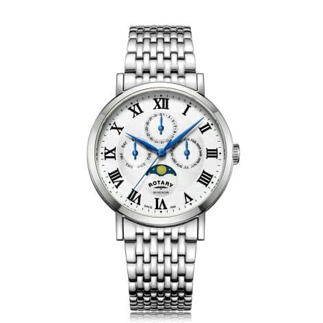 New]ROTARY rotary Windsor Windsor triple calendar moon phase