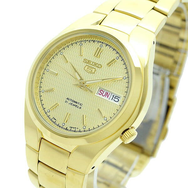 New SEIKO SEIKO mens SNK610K1 SEIKO5 Automatic winding Gold BE
