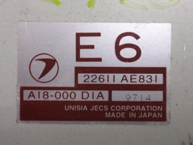 Used]Forester SF5 Genuine Engine computer 22611 AE831 A18-000 D1A