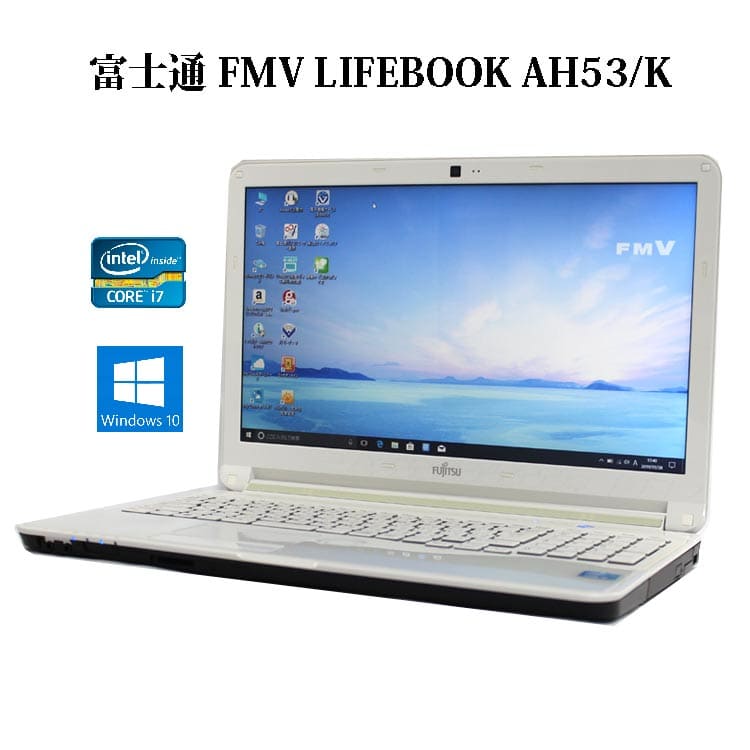 Used]Fujitsu FUJITSU FMV LIFEBOOK AH53/K FMVA53KWP Core i7/4GB 