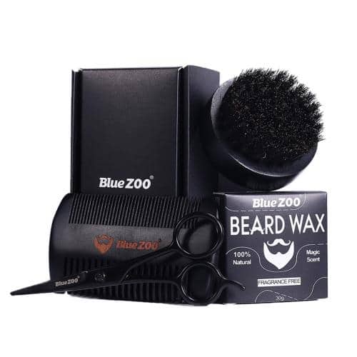mustache wax and comb kit