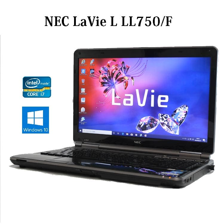 Used Nec Lavie L Ll750 F Pc Ll750fs6b Core I7 8gb 750gb Blu Ray 15 6 Type Radio Lan Windows10 Be Forward Store