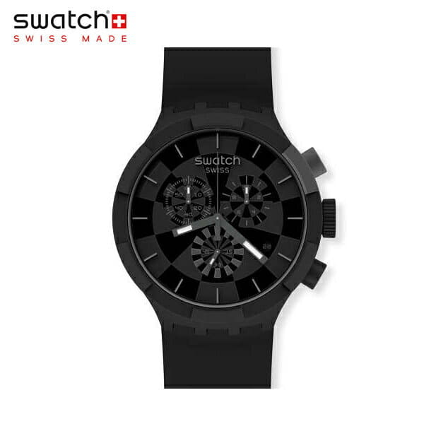 Swatch big bold chrono black hotsell